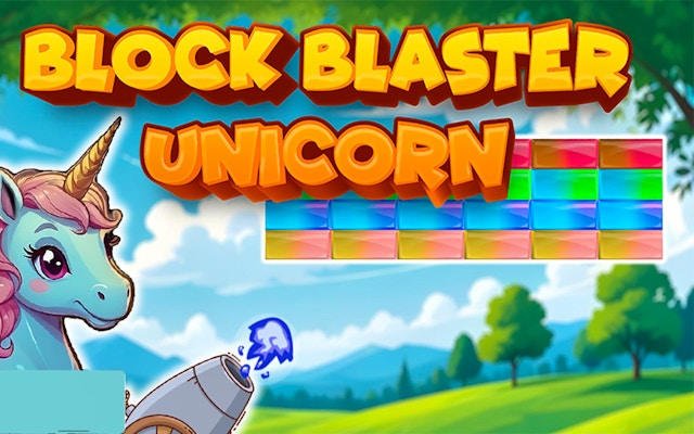 Block Blaster Unicorn Puzzle Game