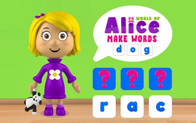 World of Alice - Make Words: Kids Word Builder