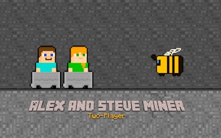 Alex and Steve Miner Two-Player - Ludoryx free online game
