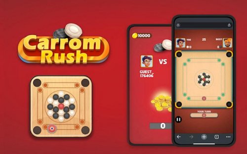 Carrom Rush: Multiplayer Board Game