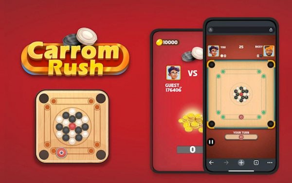 Carrom Rush: Online Board Game