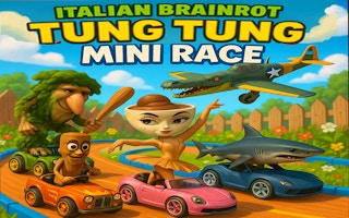 Italian Brainrot Tung Tung Mini Race - Ludoryx free online game