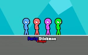 Party Stickman 4 Player - Multiplayer Party Game, Arcade Game