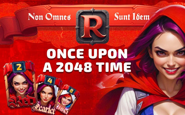 Red 2048: Enchanted Forest Puzzle Adventure