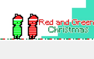 Red and Green Christmas: Portal Jump Adventure