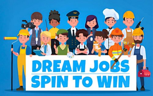 Dream Jobs Spin to Win: Career Quiz Game