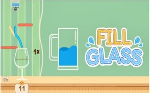 Fill Glass: Precision Pouring Puzzle