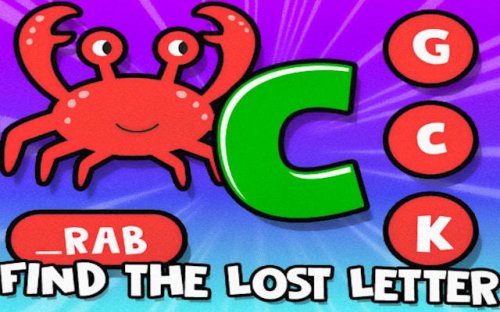 Find The Lost Letter - Kids Alphacasual game Matching Game