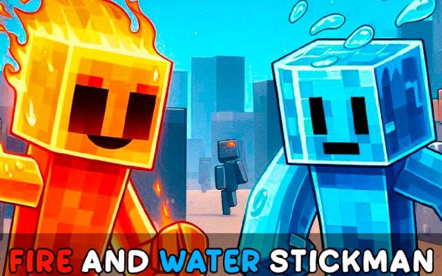 Fire and Water Stickman: Portal Escape
