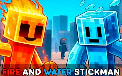Fire and Water Stickman: Portal Escape
