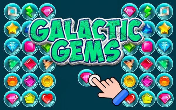 Galactic Gems Match 3 Puzzle Game Online