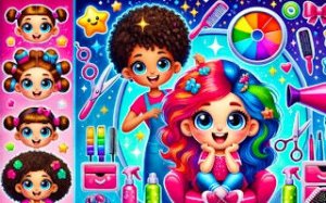 Kids Salon Creative Styling Game
