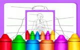 Hard Body Coloring For Kids: Anatomy Coloring Book Online Game - Coloring Game