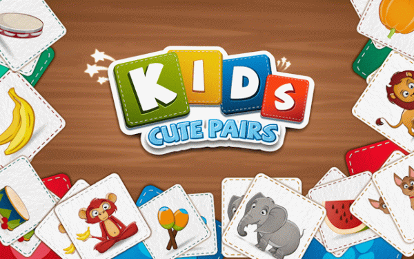 Kids Cute Pairs - Memory Matching Puzzle Game