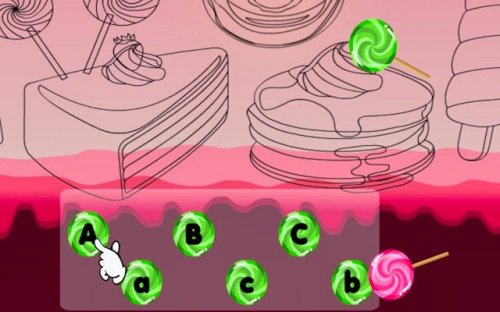 Letterland Lollipops: Alphacasual game Matching Game