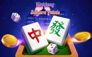 Sakura Petals Mahjong Puzzle