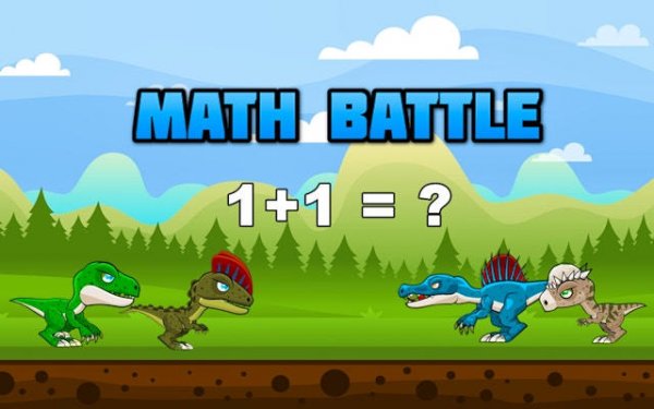 Math Battle: Dino Duel Online Game