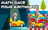 Math Race Four Arithmetic Pro: Car Racing Game Online - Arcade Game