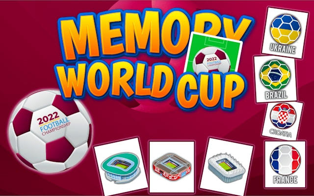 Memory World Cup: Qatar 2022 Sticker Album Game