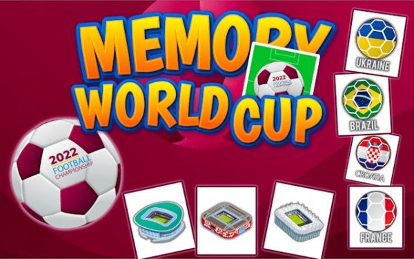Memory World Cup: Qatar 2022 Sticker Album Puzzle Game