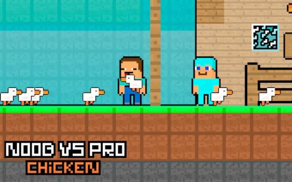 Noob vs Pro Chicken: Multiplayer Chase Game Online