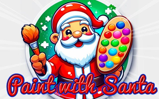 Paint with Santa - Christmas Coloring Game
