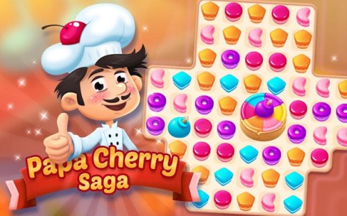 Papa Cherry Saga Match 3 Puzzle Game