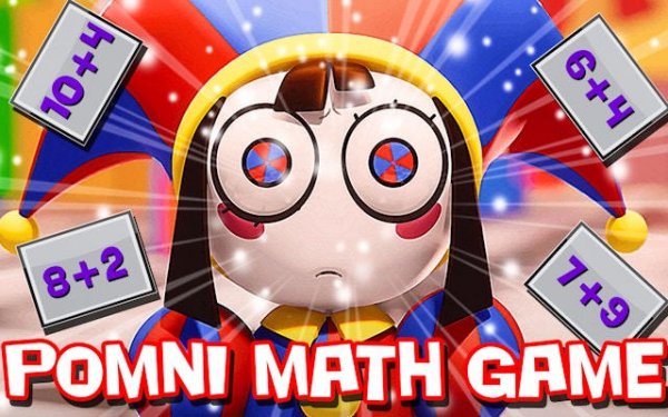Pomni Math Puzzle: Picture Reveal Challenge Online Game
