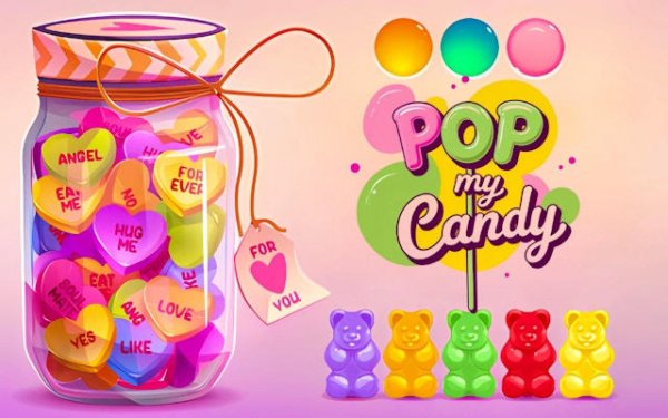 Pop My Candy - Sweet Match Puzzle Online Game
