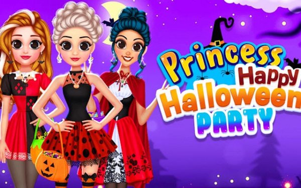 Princess Happy Halloween Party Dress Up Game Online