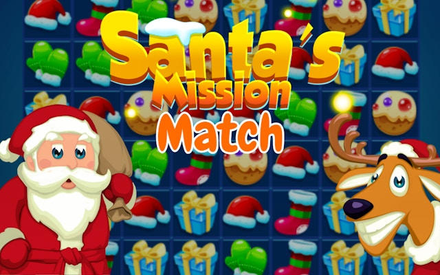 Santa's Match Mission - Christmas Puzzle Game
