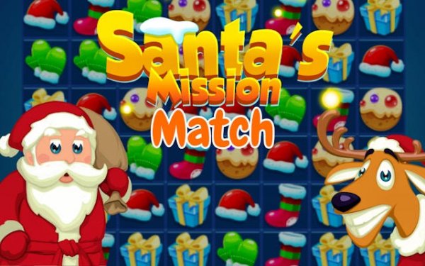 Santa's Match Mission: Christmas Puzzle Game Online