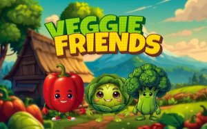 Veggie Friends: Fun Vegetable Learning Game Online - Kids Puzzle Game