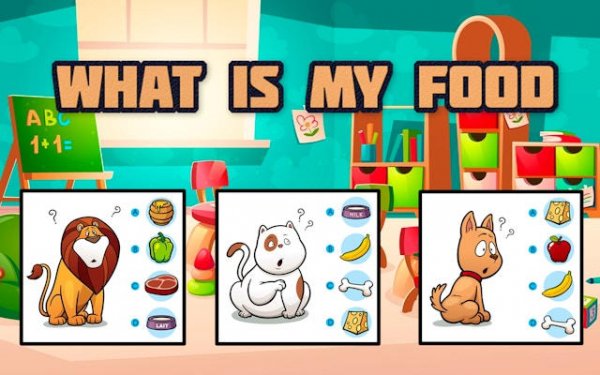 What Is My Food: Animal Food Matching Puzzle Game