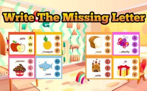 Write The Missing Letter: Kids Word Puzzle Game Online - Word Game
